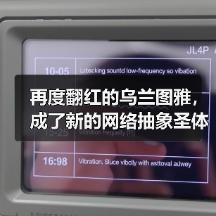 再度翻红的乌兰图雅，成了新的网络抽象圣体（图4）