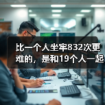 比一个人坐牢832次更难的，是和19个人一起坐牢（图3）