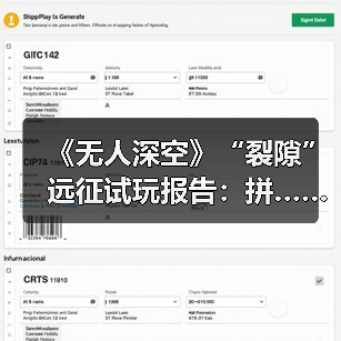 《无人深空》“裂隙”远征试玩报告：拼……拼好船！