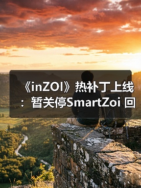 《inZOI》热补丁上线：暂关停SmartZoi 回归10月版本