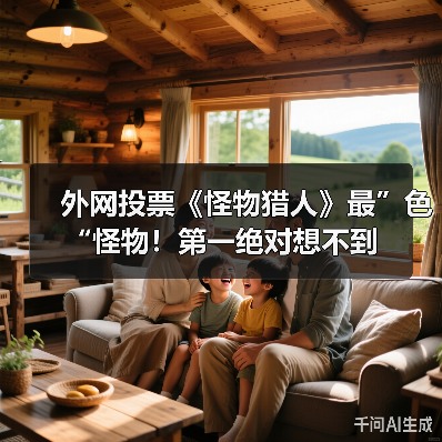 外网投票《怪物猎人》最”色“怪物！第一绝对想不到（图2）