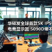 华硕发全球首款5K IPS电竞显示器 5090D带不动3A游戏《赛博朋克2077》（图2）