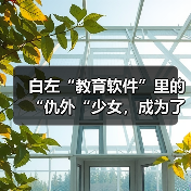 白左“教育软件”里的“仇外“少女，成为了英国男人的幻想对象（图4）
