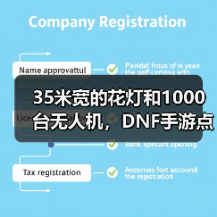 35米宽的花灯和1000台无人机，DNF手游点亮了大唐