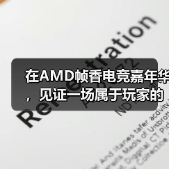 在AMD帧香电竞嘉年华,见证一场属于玩家的硬核狂欢(图4) 在AMD帧香电竞嘉年华,见证一场属于玩家的硬核狂欢(图4)