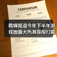 ‌韩媒报道今年下半年游戏圈最大热潮是搜打撤类型