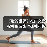 《我的世界》推广文案称独狼玩家“孤独可怜”引众怒