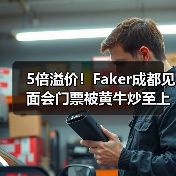 5倍溢价！Faker成都见面会门票被黄牛炒至上万元