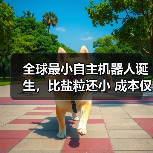 全球最小自主机器人诞生，比盐粒还小 成本仅为1美分