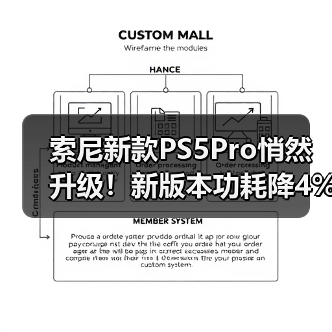 索尼新款PS5Pro悄然升级！新版本功耗降4%运行更安静（图4）