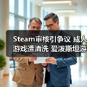 Steam审核引争议 成人游戏遭清洗 爱泼斯坦游戏却能更新（图2）