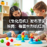 《生化危机》发布圣诞贺图：格蕾丝烈焰红唇很性感！（图3）