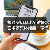 拉瑞安CEO谈AI遭概念艺术家集体炮轰：不懂实情！