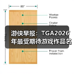 游侠早报：TGA2026年最受期待游戏作品名单公布 《巫师3》DLC传闻指向26年5月