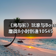 《光与影》玩家与Boss鏖战8小时创造10545次格挡奇迹！