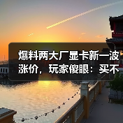 爆料两大厂显卡新一波涨价，玩家傻眼：买不起了...（图3）
