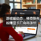 游戏圈动态：杨奇新年祝福显卡厂商将涨价