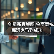 剑星新春贺图 金亨泰祝福玩家马到成功