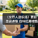 《女巨人游乐场》更新圣诞造型 白袜红高根践踏城市（图4）