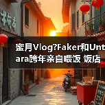蜜月Vlog?Faker和Untara跨年亲自喂饭 饭店共睡一张床