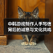 中韩游戏制作人手写信背后的诚意与文化共鸣